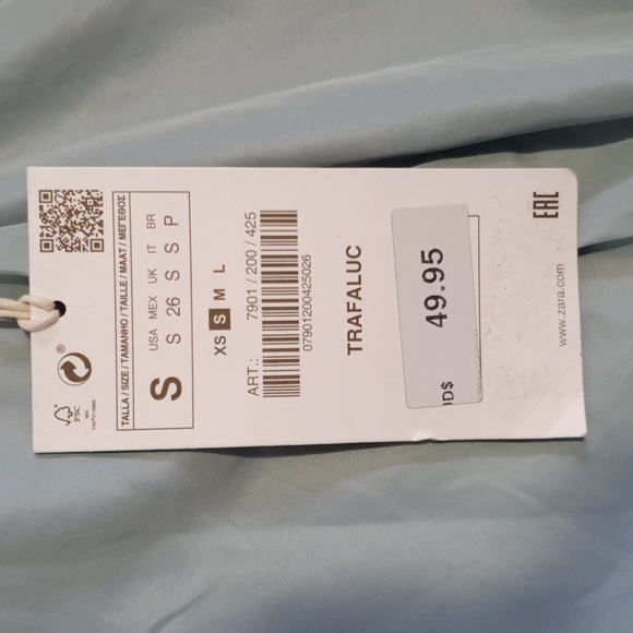 Zara Trafaluc womens Aqua Jacket Size S New Tag - Picture 11 of 16